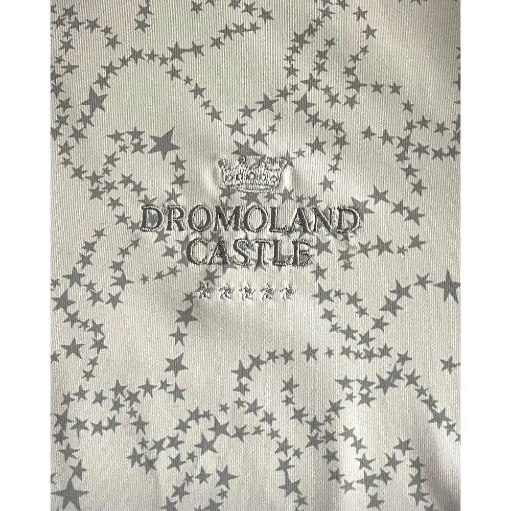 NWT G/Fore Mens Gray Star Dust Tech Jersey Golf Polo Shirt Banded Sleeve SMALL - Picture 7 of 8